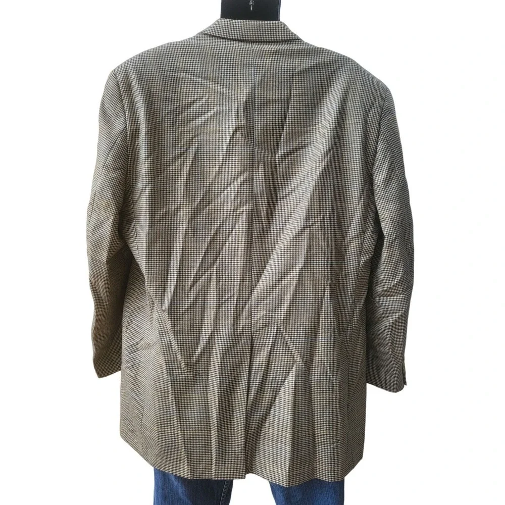 Lauren Ralph Lauren Sports Blazer Men Sz 46 L Wool 2 Button Herringbone Classic